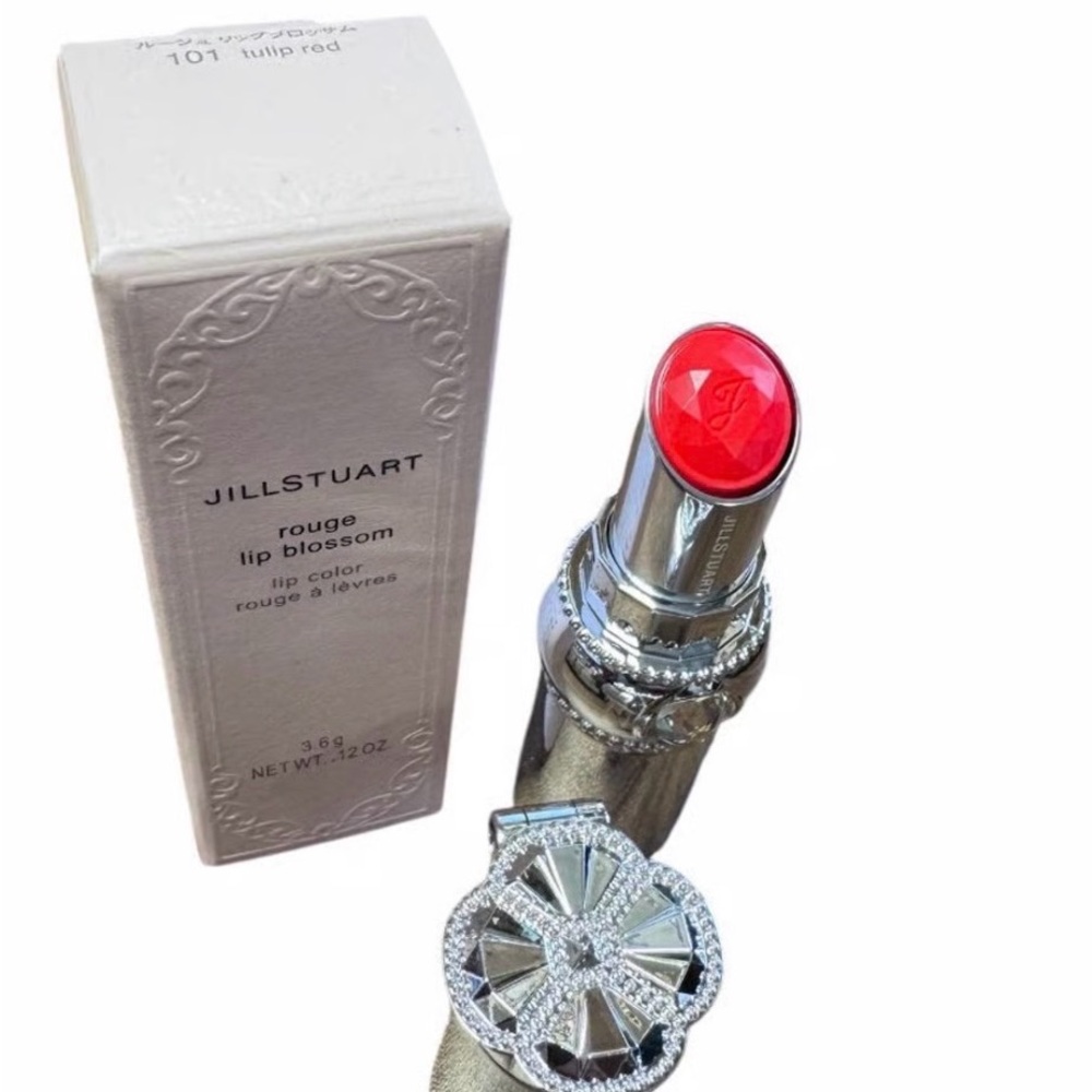 Jill Stuart Rouge Lip Blossom Lipstick — Vibrant Tulip Red